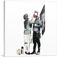 thumbnail image 1 of ARTCANVAS Anarchist And Mother - Punk Mum Canvas Art Print by Banksy - Size: 12" x 12" (0.75" Deep), 1 of 9