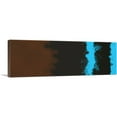 thumbnail image 1 of ARTCANVAS Baby Blue Brown Black Modern Canvas Art Print - Size: 60" x 20" (1.50" Deep), 1 of 9