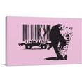 thumbnail image 1 of ARTCANVAS Barcode Leopard Canvas Art Print by Banksy - Size: 40" x 26" (0.75" Deep), 1 of 9
