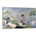 thumbnail image 1 of ARTCANVAS Bathers at Asnieres 1884 Canvas Art Print by Georges Seurat - Size: 18" x 12" (1.50" Deep), 1 of 9
