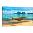 thumbnail image 1 of ARTCANVAS Beach Hammock Marimegmeg Archipelago Beach Philippines Canvas Art Print - Size: 18" x 12" (1.50" Deep), 1 of 9
