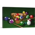 thumbnail image 1 of ARTCANVAS Billiard Balls Painting Home decor Canvas Art Print - Size: 26" x 18" (0.75" Deep), 1 of 9