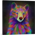 thumbnail image 1 of ARTCANVAS Black Bear Canvas Art Print - Size: 18" x 18" (0.75" Deep), 1 of 9