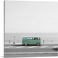 thumbnail image 1 of ARTCANVAS Blue Volkswagen Vintage Van Bus Canvas Art Print - Size: 18" x 18" (0.75" Deep), 1 of 9