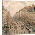 thumbnail image 1 of ARTCANVAS Boulevard Montmartre a Paris 1897 Canvas Art Print by Camille Pissarro - Size: 18" x 18" (0.75" Deep), 1 of 9