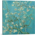 thumbnail image 1 of ARTCANVAS Branches with Almond Blossom - Teal Square 1890 Canvas Art Print by Vincent Van Gogh - Size: 36" x 36" (1.50" Deep), 1 of 9