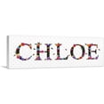 thumbnail image 1 of ARTCANVAS CHLOE Girls Name Room Decor Canvas Art Print - Size: 36" x 12" (0.75" Deep), 1 of 9