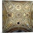 thumbnail image 1 of ARTCANVAS Ceiling Done by Raphael - Stanza della Segnatura Canvas Art Print by Raphael - Size: 36" x 36" (1.50" Deep), 1 of 9