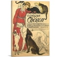 thumbnail image 1 of ARTCANVAS Clinique Cheron 1905 Canvas Art Print by Theophile Steinlen - Size: 26" x 18" (0.75" Deep), 1 of 9