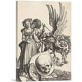 thumbnail image 1 of ARTCANVAS Coat of Arms with Skull 1503 Canvas Art Print by Albrecht Durer - Size: 26" x 18" (1.50" Deep), 1 of 9