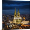 thumbnail image 1 of ARTCANVAS Cologne Cathedral in Germany Canvas Art Print - Size: 36" x 36" (1.50" Deep), 1 of 9