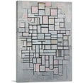 thumbnail image 1 of ARTCANVAS Composition 6 1914 Canvas Art Print by Piet Mondrian - Size: 40" x 26" (1.50" Deep), 1 of 9