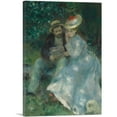 thumbnail image 1 of ARTCANVAS Confidences - Secrets 1874 Canvas Art Print by Pierre-Auguste Renoir - Size: 26" x 18" (0.75" Deep), 1 of 9