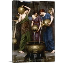 ARTCANVAS Danaides 1903 Canvas Art Print by John William Waterhouse - Size: 26" x 18" (0.75" Deep)