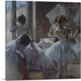 thumbnail image 1 of ARTCANVAS Dancers 1885 Canvas Art Print by Edgar Degas - Size: 18" x 18" (0.75" Deep), 1 of 9