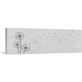 thumbnail image 1 of ARTCANVAS Dandelion Gray Black Panoramic Canvas Art Print - Size: 60" x 20" (1.50" Deep), 1 of 9