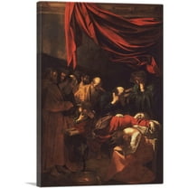 ARTCANVAS Death of the Virgin 1606 Canvas Art Print by Caravaggio - Size: 26" x 18" (0.75" Deep)