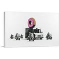 thumbnail image 1 of ARTCANVAS Donut Police Canvas Art Print by Banksy - Size: 40" x 26" (0.75" Deep), 1 of 9