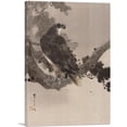 thumbnail image 1 of ARTCANVAS Eagle In a Tree 1868 Canvas Art Print by Watanabe Seitei - Size: 26" x 18" (0.75" Deep), 1 of 9