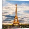 thumbnail image 1 of ARTCANVAS Eiffel Tower Paris Landscape Home Decor Square Canvas Art Print - Size: 18" x 18" (0.75" Deep), 1 of 9