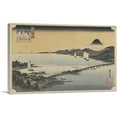 thumbnail image 1 of ARTCANVAS Eight Views of Omi - Evening Glow at Seta Canvas Art Print by Utagawa Hiroshige - Size: 18" x 12" (0.75" Deep), 1 of 9