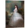 thumbnail image 1 of ARTCANVAS Elisabeth Of Austria Canvas Art Print by Franz Xaver Winterhalter - Size: 26" x 18" (1.50" Deep), 1 of 9
