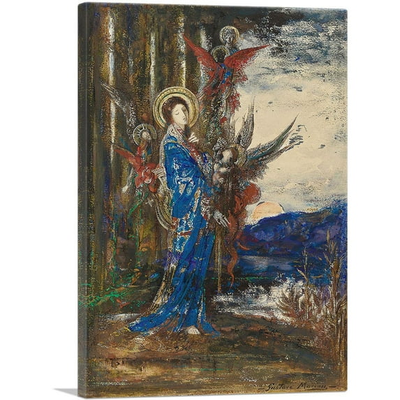 ARTCANVAS Events Canvas Art Print by Gustave Moreau - Size: 26" x 18" (0.75" Deep)
