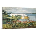 thumbnail image 1 of ARTCANVAS Flower Garden and Bungalow - Bermuda 1899 Canvas Art Print by Winslow Homer - Size: 26" x 18" (0.75" Deep), 1 of 9