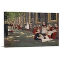 thumbnail image 1 of ARTCANVAS Free Period In The Amsterdam Orphanage 1882 Canvas Art Print by Max Liebermann - Size: 40" x 26" (0.75" Deep), 1 of 9