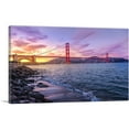 thumbnail image 1 of ARTCANVAS Golden Gate Bridge San Francisco Canvas Art Print - Size: 18" x 12" (0.75" Deep), 1 of 9