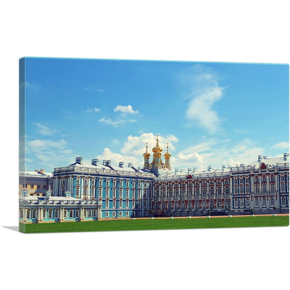 ARTCANVAS Grand Catherine Palace Hotel St Petersburg Russia Canvas Art Print - Size: 26" x 18" (0.75" Deep)