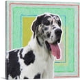 thumbnail image 1 of ARTCANVAS Great Dane Dog Breed Colorful Squares Canvas Art Print - Size: 18" x 18" (1.50" Deep), 1 of 9