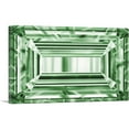 thumbnail image 1 of ARTCANVAS Green Emerald Cut Diamond Jewel Canvas Art Print - Size: 60" x 40" (0.75" Deep) (3-Piece), 1 of 9
