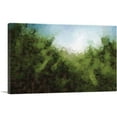 thumbnail image 1 of ARTCANVAS Green Forest Blue Skies Modern Canvas Art Print - Size: 60" x 40" (1.50" Deep) (3-Piece), 1 of 9