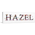 thumbnail image 1 of ARTCANVAS HAZEL Girls Name Room Decor Canvas Art Print - Size: 36" x 12" (0.75" Deep), 1 of 9