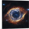 thumbnail image 1 of ARTCANVAS Helix Nebula Orange and Blue Square Hubble Telescope Ring NASA Photograph Canvas Art Print - Size: 18" x 18" (0.75" Deep), 1 of 9