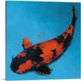 thumbnail image 1 of ARTCANVAS Hiutsuri Koi Carp Fish Japan China Asia Canvas Art Print - Size: 18" x 18" (1.50" Deep), 1 of 9