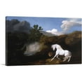 thumbnail image 1 of ARTCANVAS Horse Frightened by a Lion 1770 Canvas Art Print by George Stubbs - Size: 26" x 18" (0.75" Deep), 1 of 9
