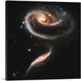 thumbnail image 1 of ARTCANVAS Hubble Telescope Galactic Rose Made of Galaxies Arp 273 Canvas Art Print - Size: 36" x 36" (0.75" Deep), 1 of 9