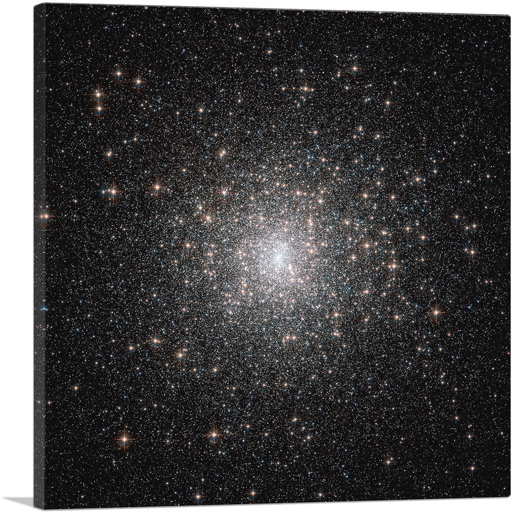 ARTCANVAS Hubble Telescope Messier 106 Spiral Galaxy Canvas Art Print ...