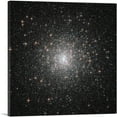 thumbnail image 1 of ARTCANVAS Hubble Telescope Messier 106 Spiral Galaxy Canvas Art Print - Size: 26" x 26" (1.50" Deep), 1 of 9