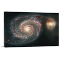 thumbnail image 1 of ARTCANVAS Hubble Telescope Spiral Whirlpool Galaxy Canvas Art Print - Size: 40" x 26" (0.75" Deep), 1 of 9