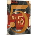 thumbnail image 1 of ARTCANVAS I Saw the Figure 5 in Gold Canvas Art Print by Charles Demuth - Size: 18" x 12" (0.75" Deep), 1 of 9