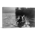 thumbnail image 1 of ARTCANVAS Into The Shadow Clayoquot 1910 Canvas Art Print by Edward S. Curtis - Size: 12" x 8" (0.75" Deep), 1 of 9