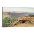 thumbnail image 1 of ARTCANVAS Jerusalem Looking North West 1859 Canvas Art Print by Edward Lear - Size: 18" x 12" (1.50" Deep), 1 of 9