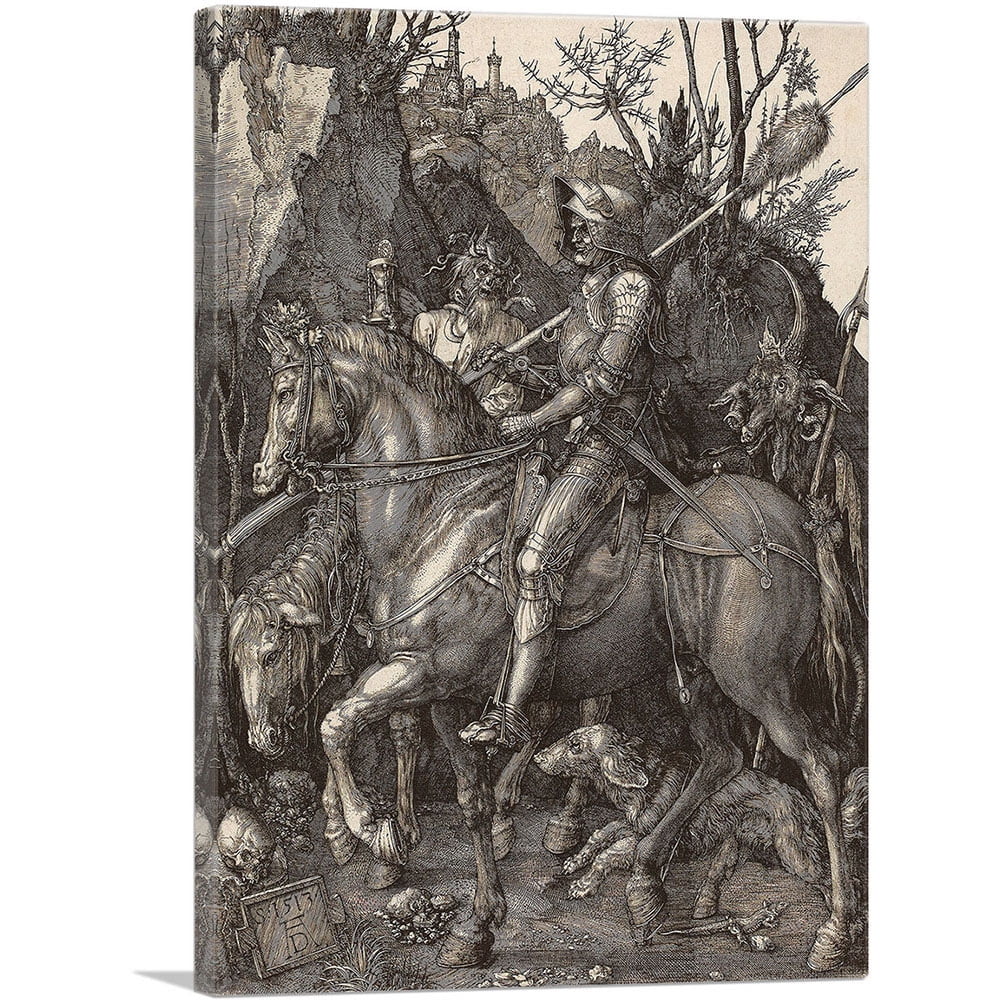 ARTCANVAS Knight, Death and the Devil Canvas Art Print by Albrecht ...