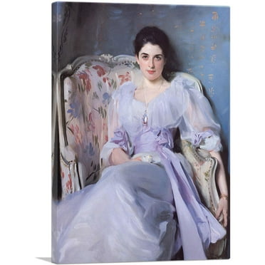 ARTCANVAS Lady Agnew Of Lochnaw 1892 Canvas Art Print by John Singer Sargent - Size: 26" x 18" (0.75" Deep)