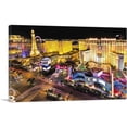 thumbnail image 1 of ARTCANVAS Las Vegas Strip Casinos at Night Canvas Art Print - Size: 12" x 8" (0.75" Deep), 1 of 9