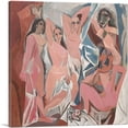 thumbnail image 1 of ARTCANVAS Les Demoiselles d'Avignon 1907 Canvas Art Print by Pablo Picasso - Size: 36" x 36" (1.50" Deep), 1 of 9