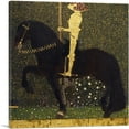 thumbnail image 1 of ARTCANVAS Life is a Struggle - The Golden Knight 1903 Canvas Art Print by Gustav Klimt - Size: 26" x 26" (0.75" Deep), 1 of 9